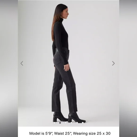 Levi’s 724 HIGH RISE SLIM STRAIGHT WOMEN'S JEANS - Picture 3 of 9